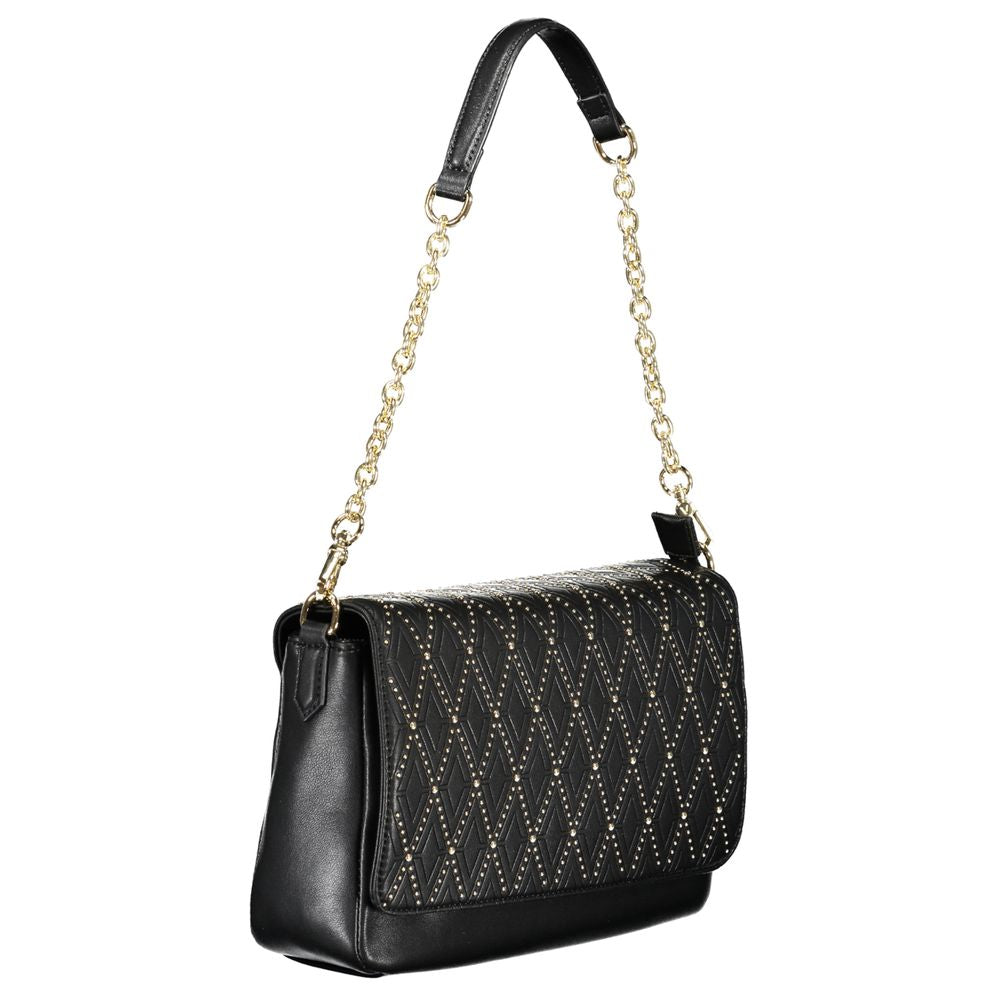 Black Polyethylene Handbag - GlamHub Luxury and Icon Brand Clothing