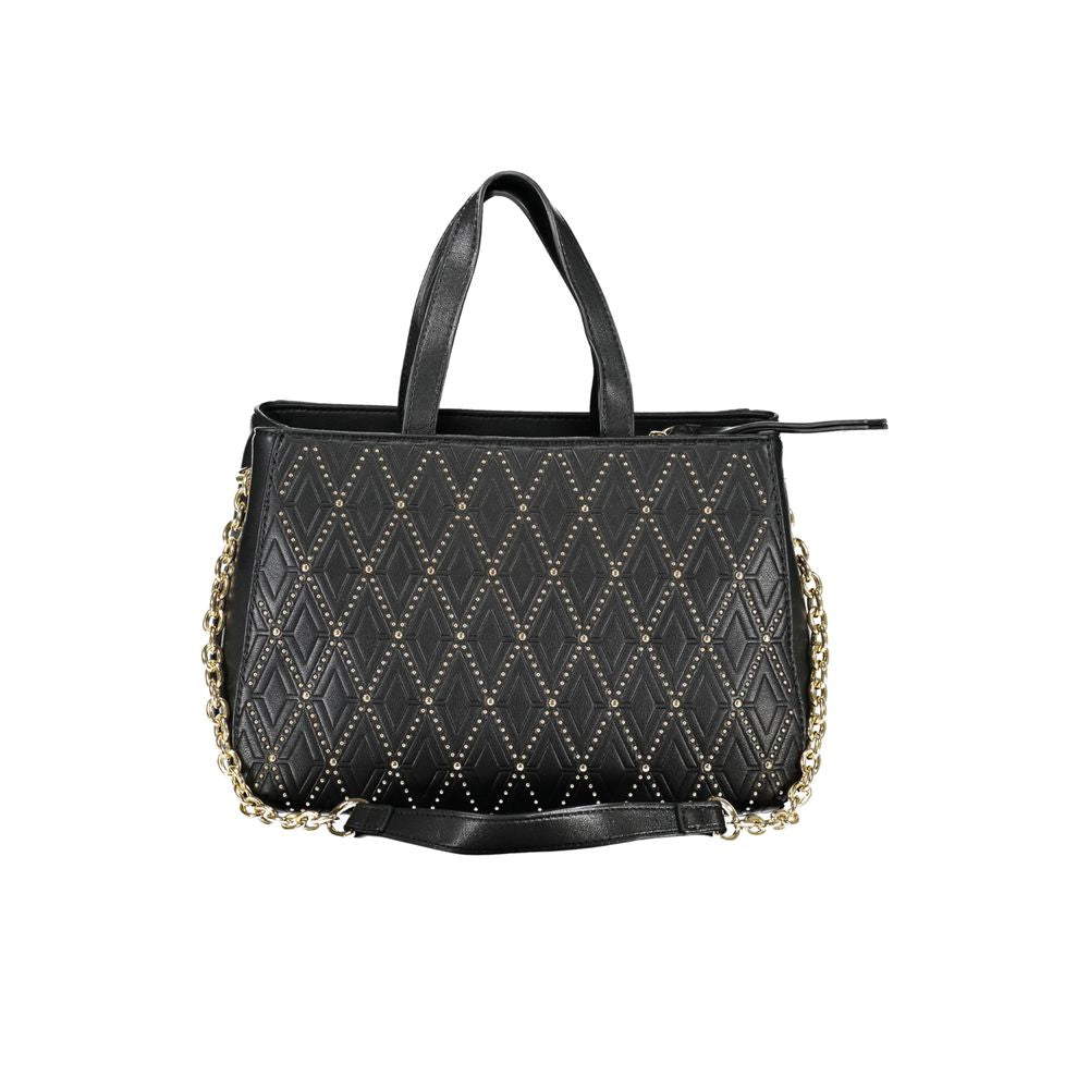 Black Polyethylene Handbag - GlamHub Luxury and Icon Brand Clothing