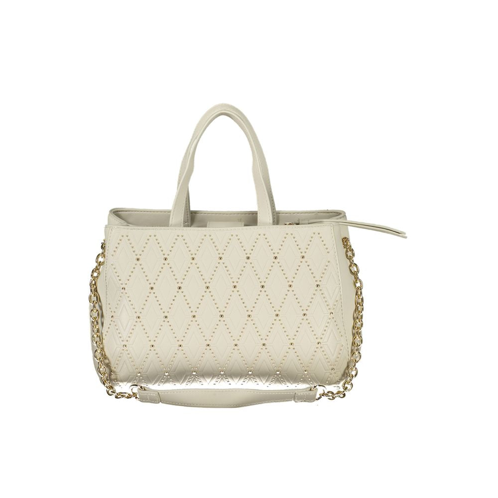 White Polyethylene Handbag - GlamHub Luxury and Icon Brand Clothing