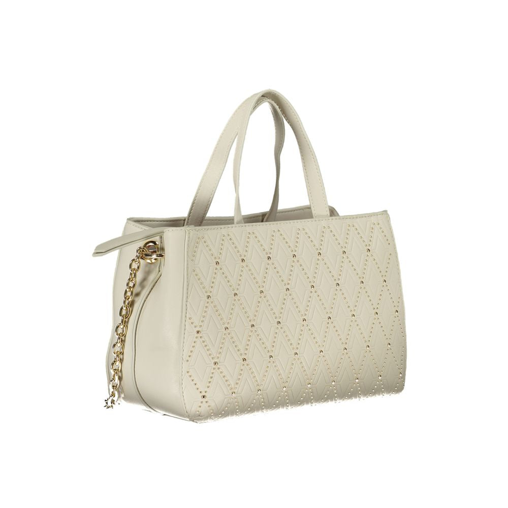 White Polyethylene Handbag - GlamHub Luxury and Icon Brand Clothing