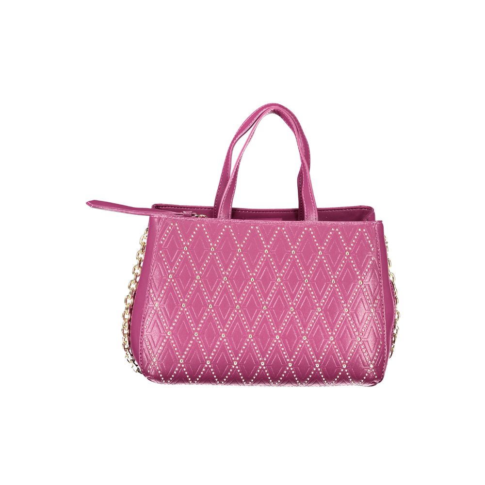 Purple Polyethylene Handbag - GlamHub Luxury and Icon Brand Clothing