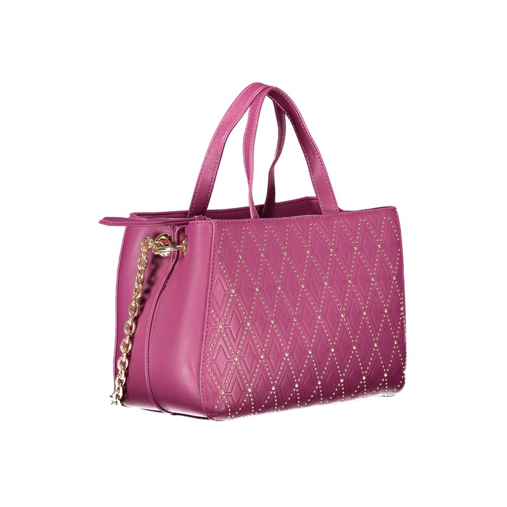 Purple Polyethylene Handbag - GlamHub Luxury and Icon Brand Clothing