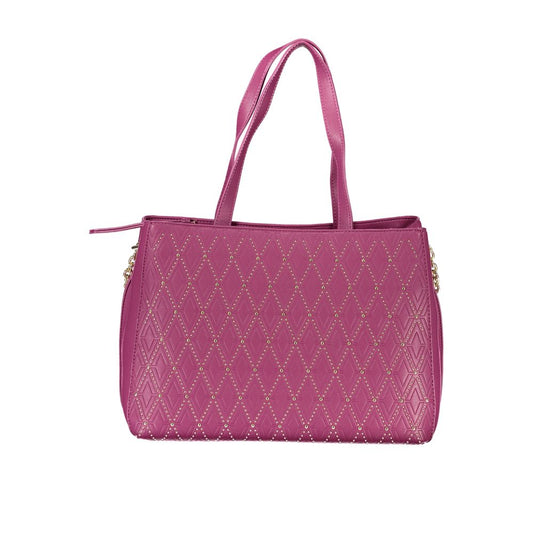 Purple Polyethylene Handbag - GlamHub Luxury and Icon Brand Clothing