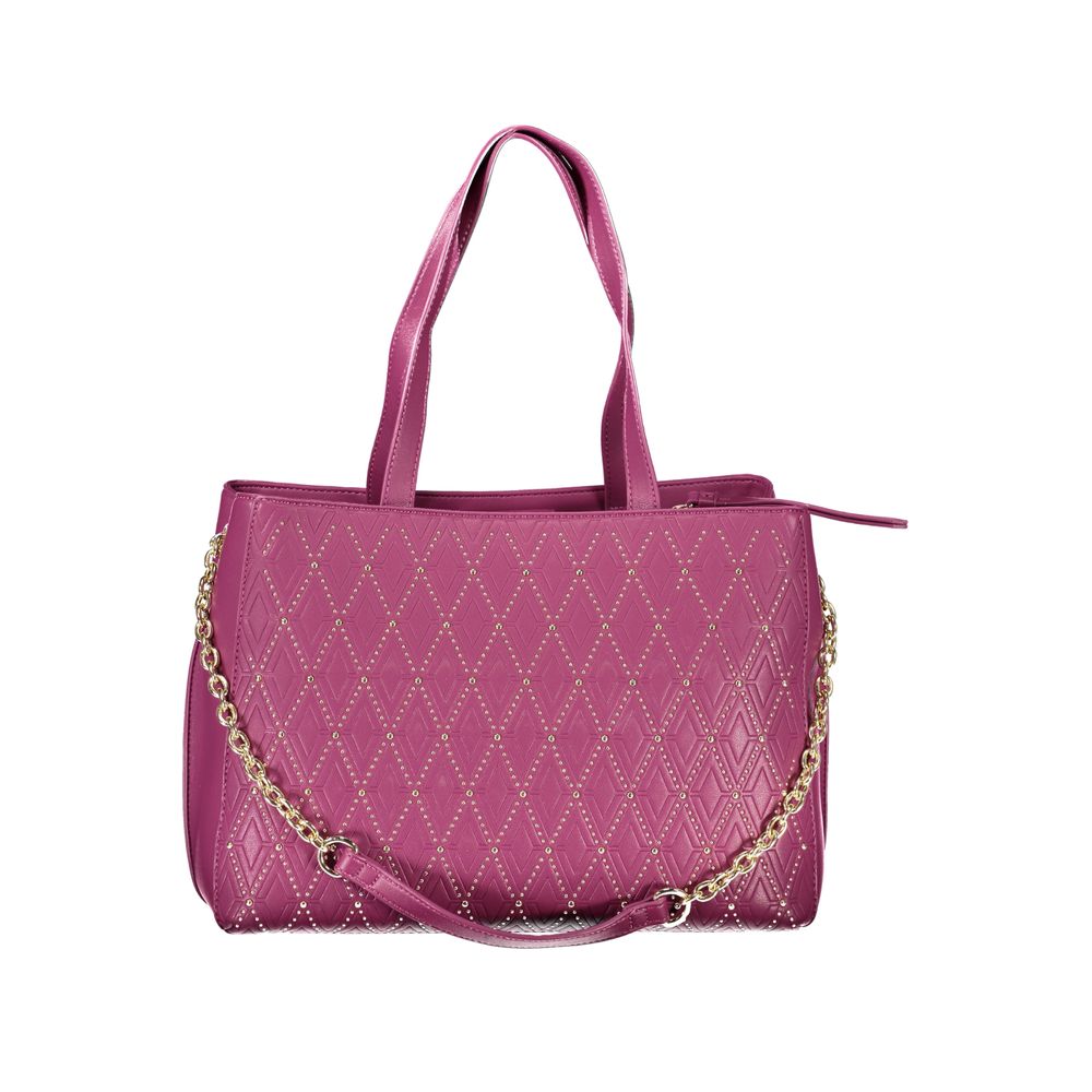 Purple Polyethylene Handbag - GlamHub Luxury and Icon Brand Clothing