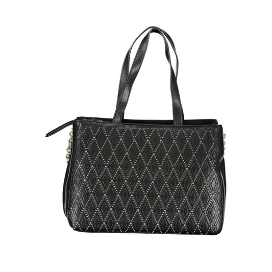 Black Polyethylene Handbag - GlamHub Luxury and Icon Brand Clothing