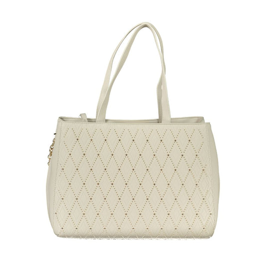 White Polyethylene Handbag - GlamHub Luxury and Icon Brand Clothing