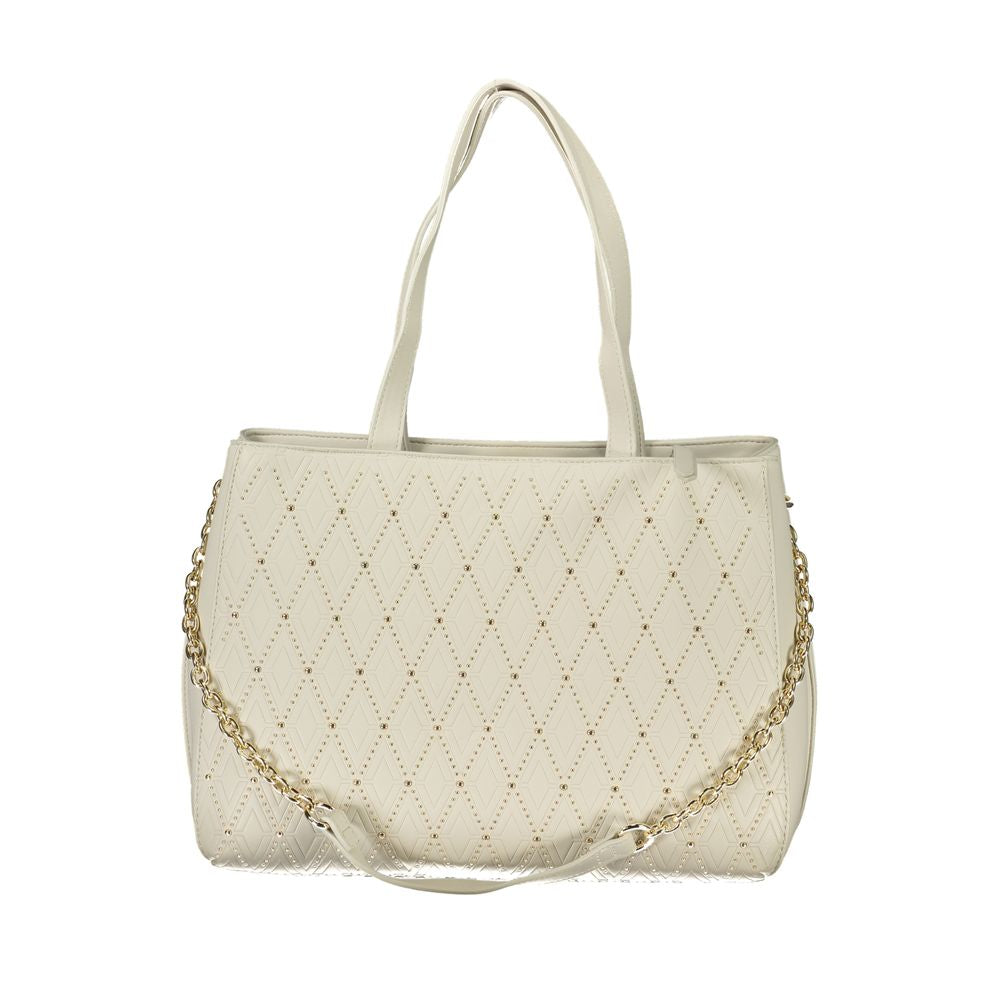 White Polyethylene Handbag - GlamHub Luxury and Icon Brand Clothing