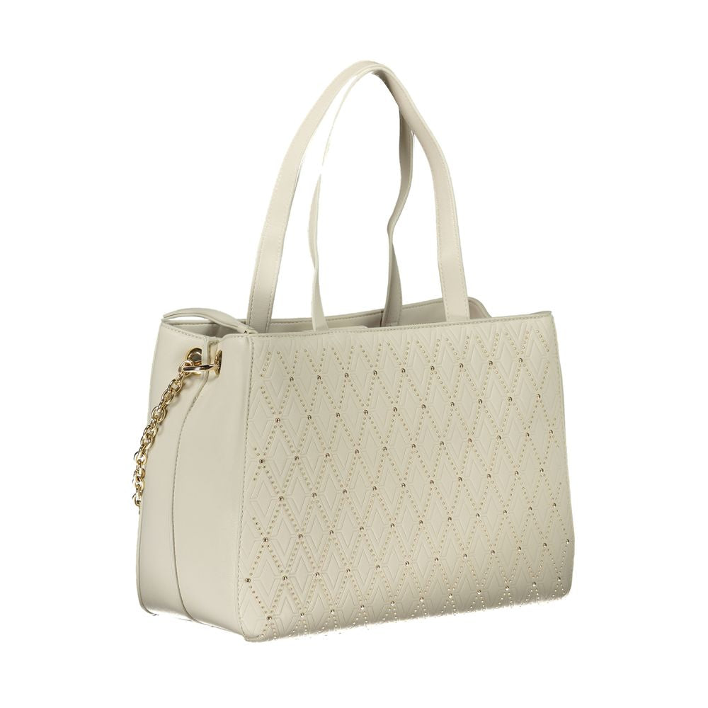 White Polyethylene Handbag - GlamHub Luxury and Icon Brand Clothing