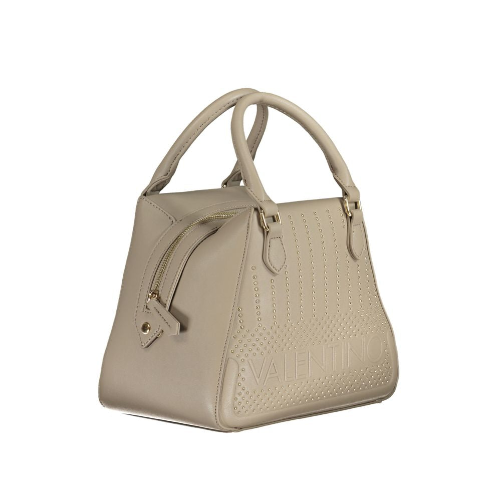 Beige Polyethylene Handbag - GlamHub Luxury and Icon Brand Clothing