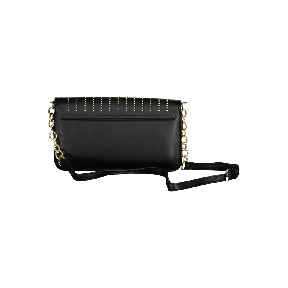 Black Polyethylene Handbag - GlamHub Luxury and Icon Brand Clothing