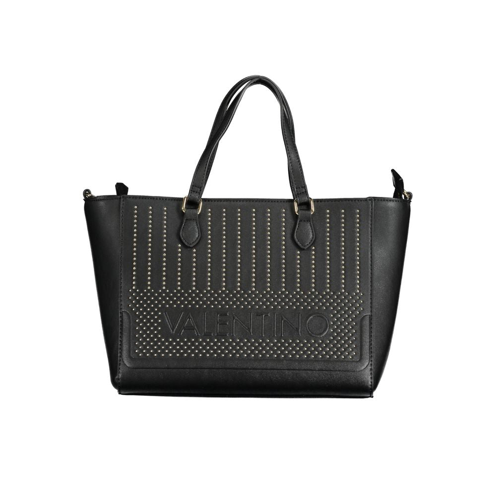 Black Polyethylene Handbag - GlamHub Luxury and Icon Brand Clothing