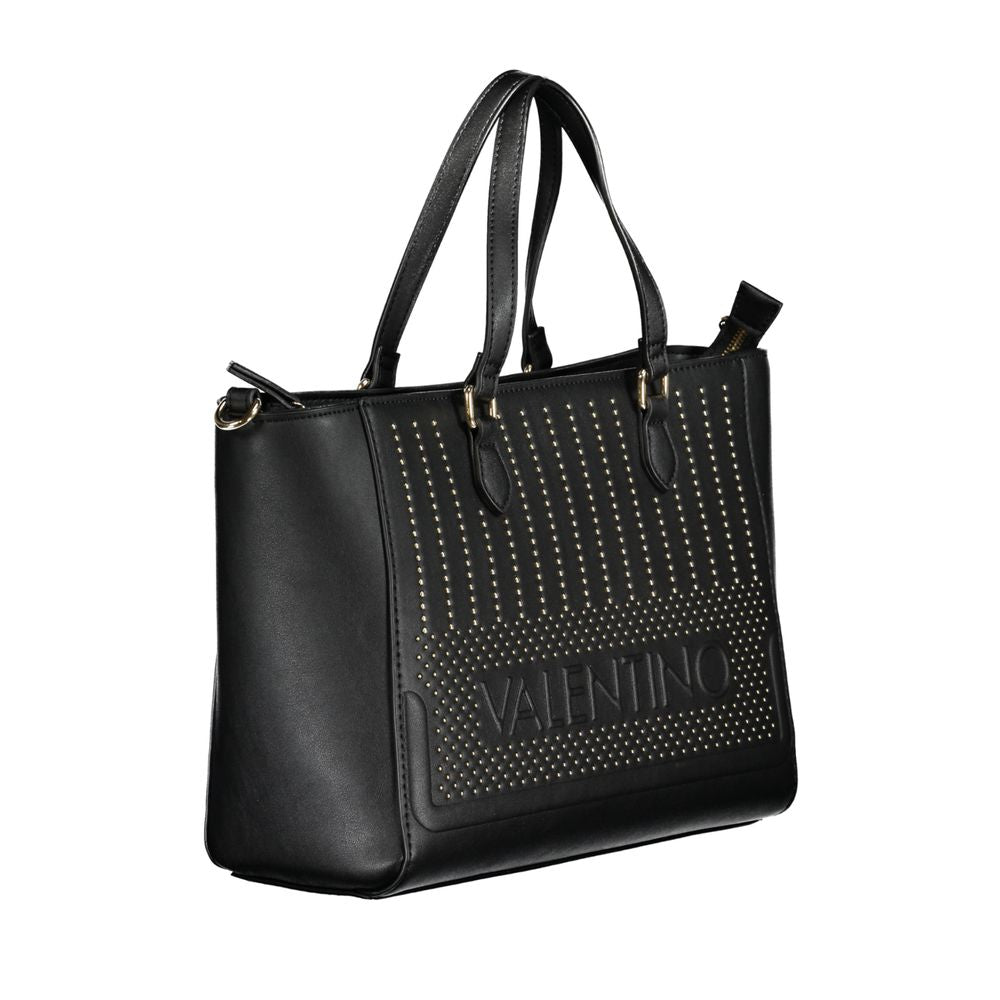 Black Polyethylene Handbag - GlamHub Luxury and Icon Brand Clothing