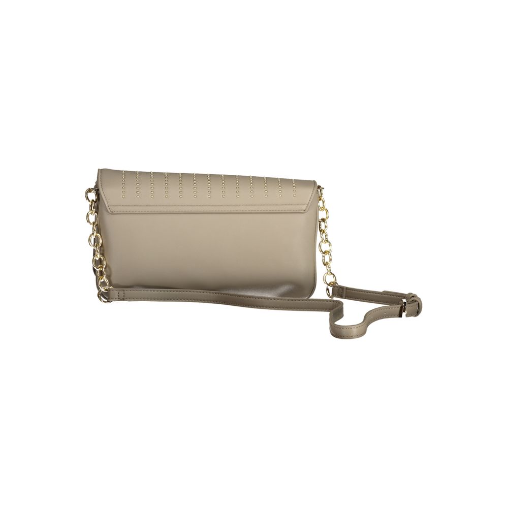 Beige Polyethylene Handbag - GlamHub Luxury and Icon Brand Clothing