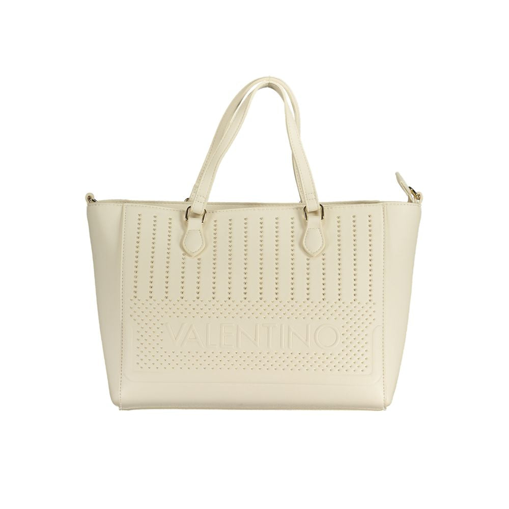 White Polyethylene Handbag - GlamHub Luxury and Icon Brand Clothing