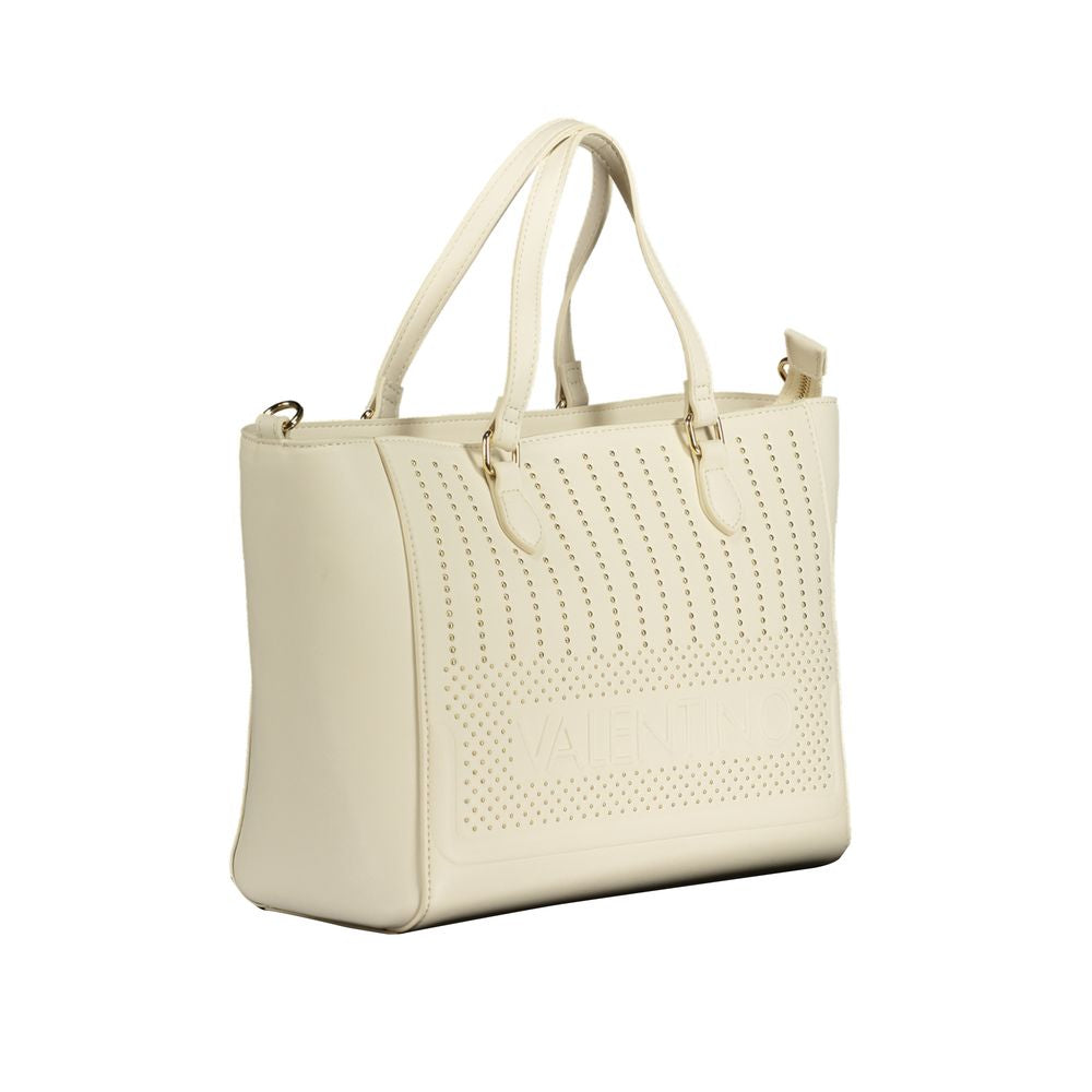 White Polyethylene Handbag - GlamHub Luxury and Icon Brand Clothing