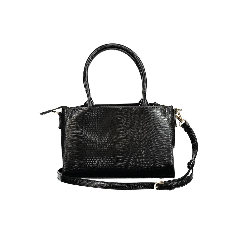 Black Polyethylene Handbag - GlamHub Luxury and Icon Brand Clothing