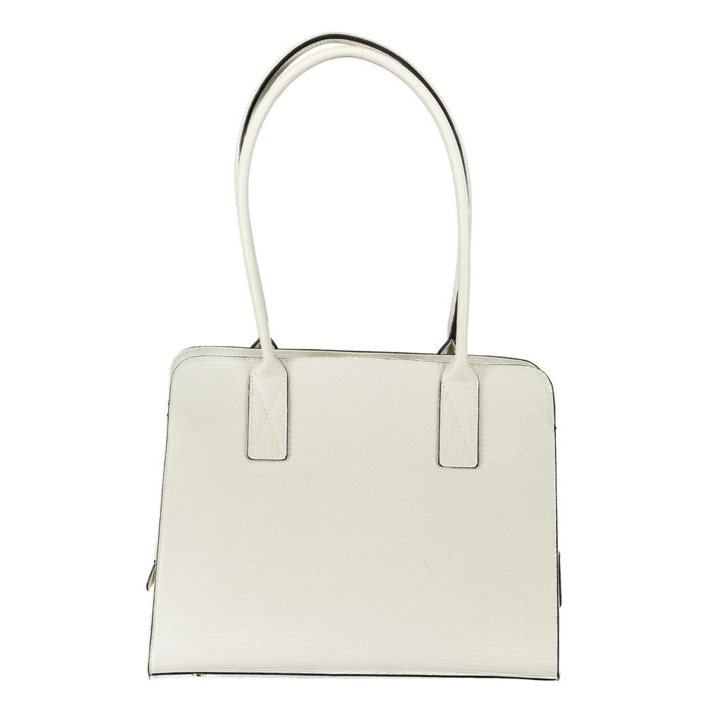 White Polyethylene Handbag - GlamHub Luxury and Icon Brand Clothing