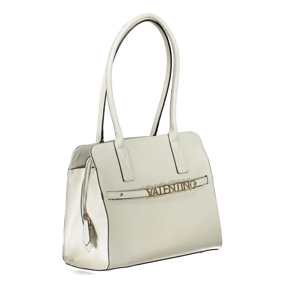 White Polyethylene Handbag - GlamHub Luxury and Icon Brand Clothing