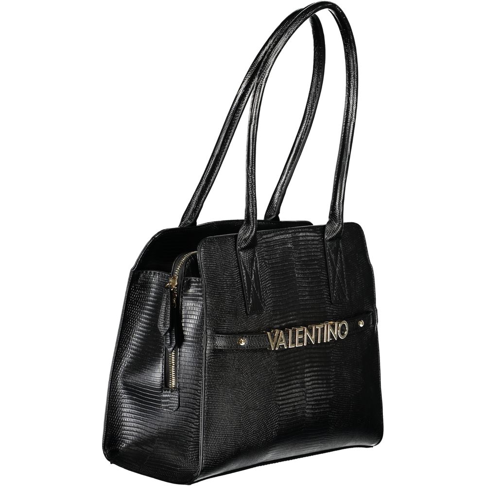 Black Polyethylene Handbag - GlamHub Luxury and Icon Brand Clothing