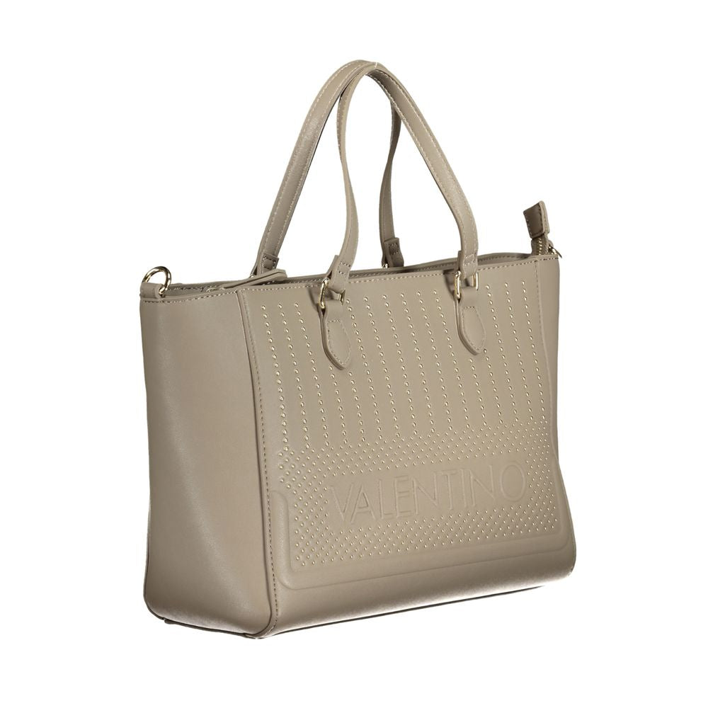 Beige Polyethylene Handbag - GlamHub Luxury and Icon Brand Clothing