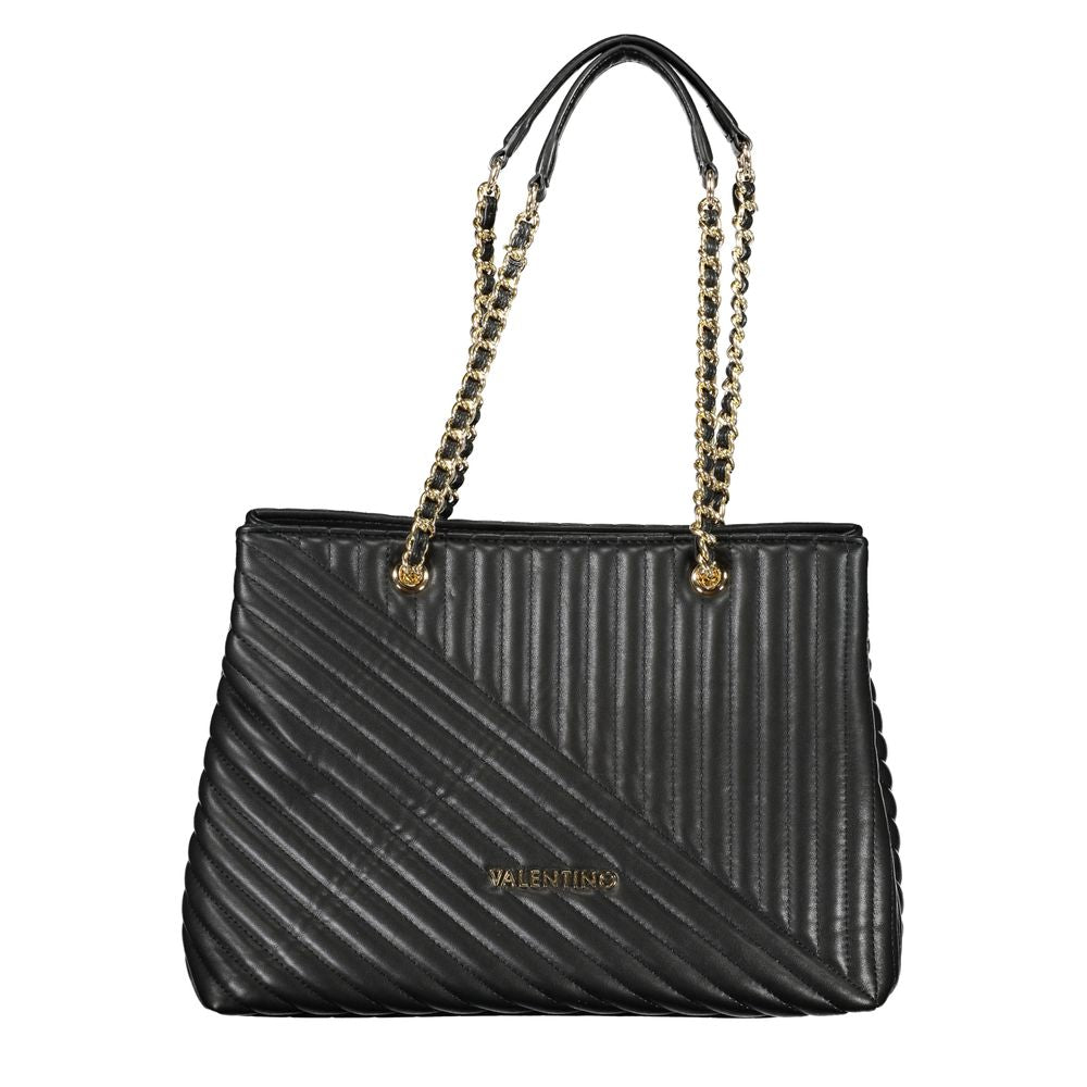 Black Polyethylene Handbag - GlamHub Luxury and Icon Brand Clothing