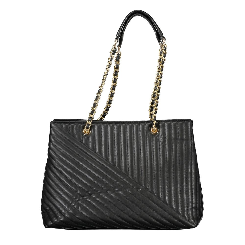 Black Polyethylene Handbag - GlamHub Luxury and Icon Brand Clothing