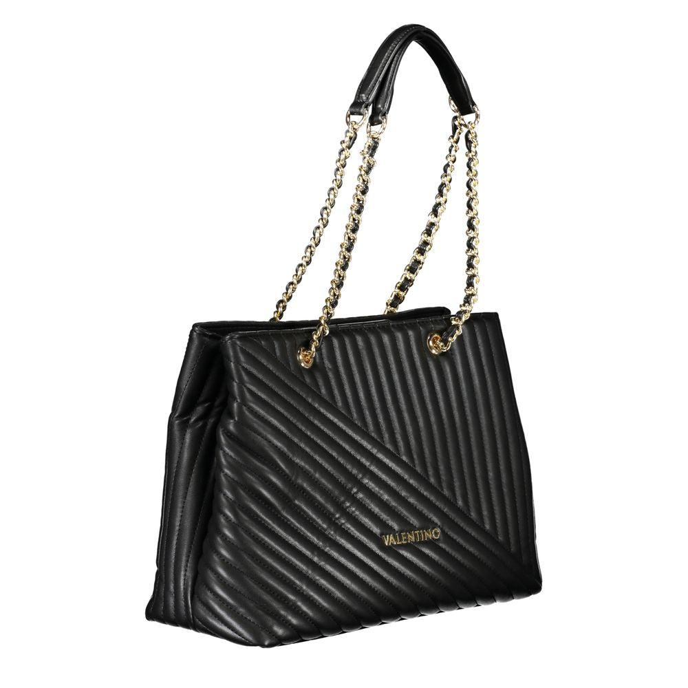 Black Polyethylene Handbag - GlamHub Luxury and Icon Brand Clothing