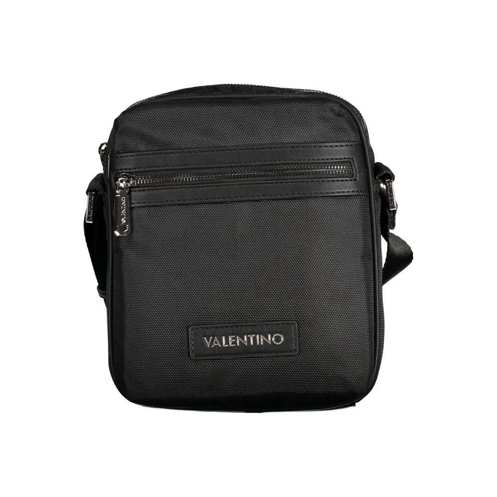 Black Polyester Shoulder Bag - GlamHub Luxury and Icon Brand Clothing