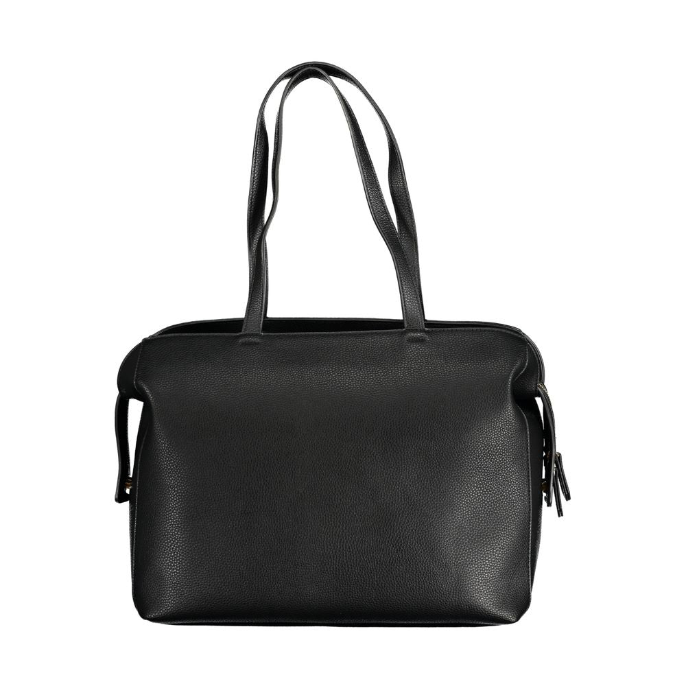 Black Polyethylene Handbag - GlamHub Luxury and Icon Brand Clothing