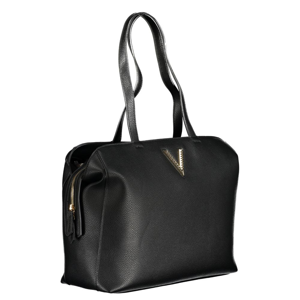 Black Polyethylene Handbag - GlamHub Luxury and Icon Brand Clothing