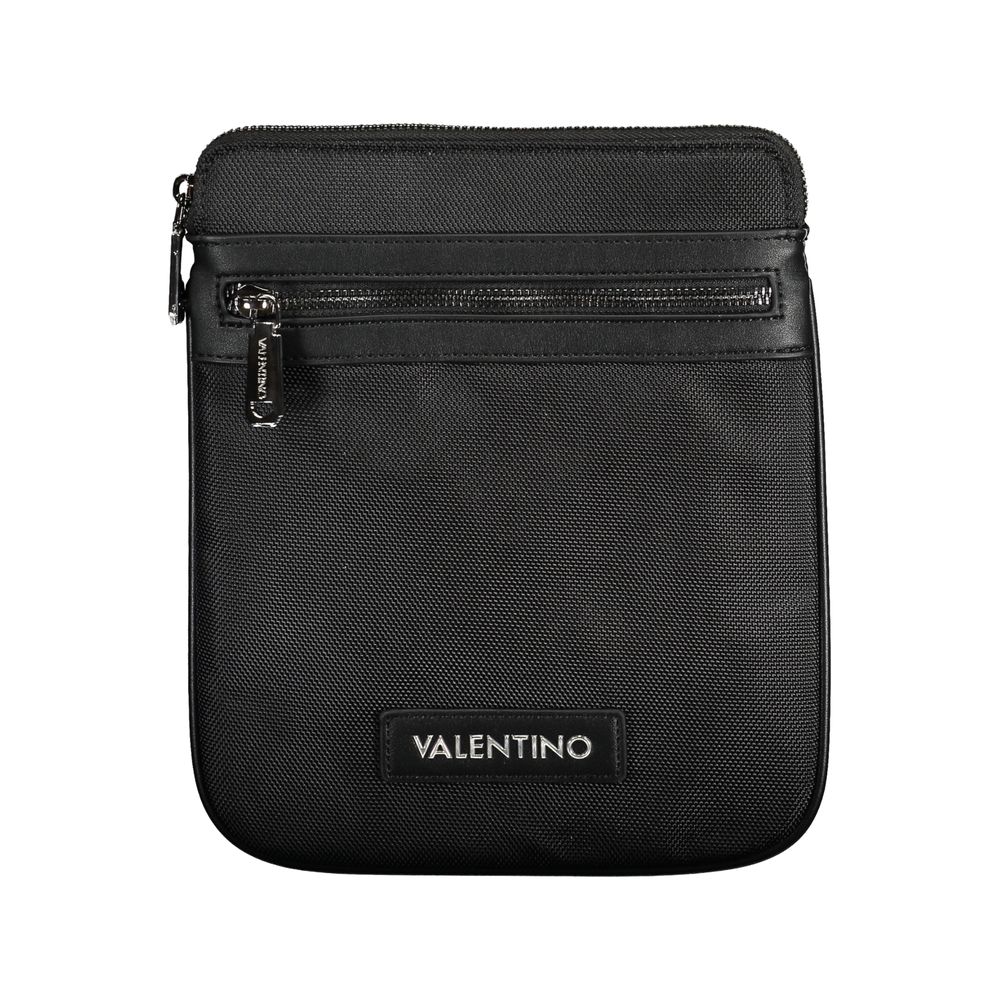 Black Polyester Shoulder Bag - GlamHub Luxury and Icon Brand Clothing