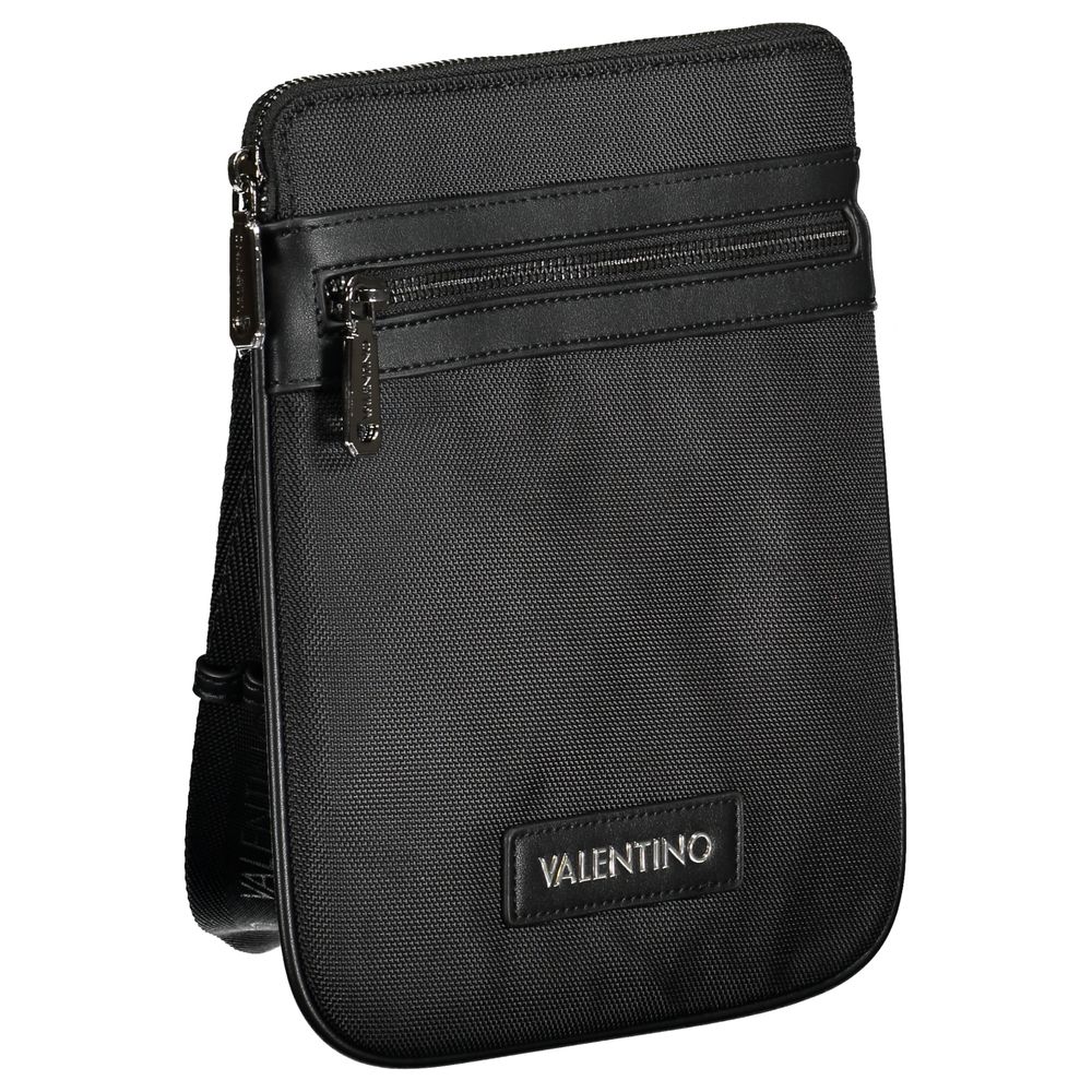 Black Polyester Shoulder Bag - GlamHub Luxury and Icon Brand Clothing