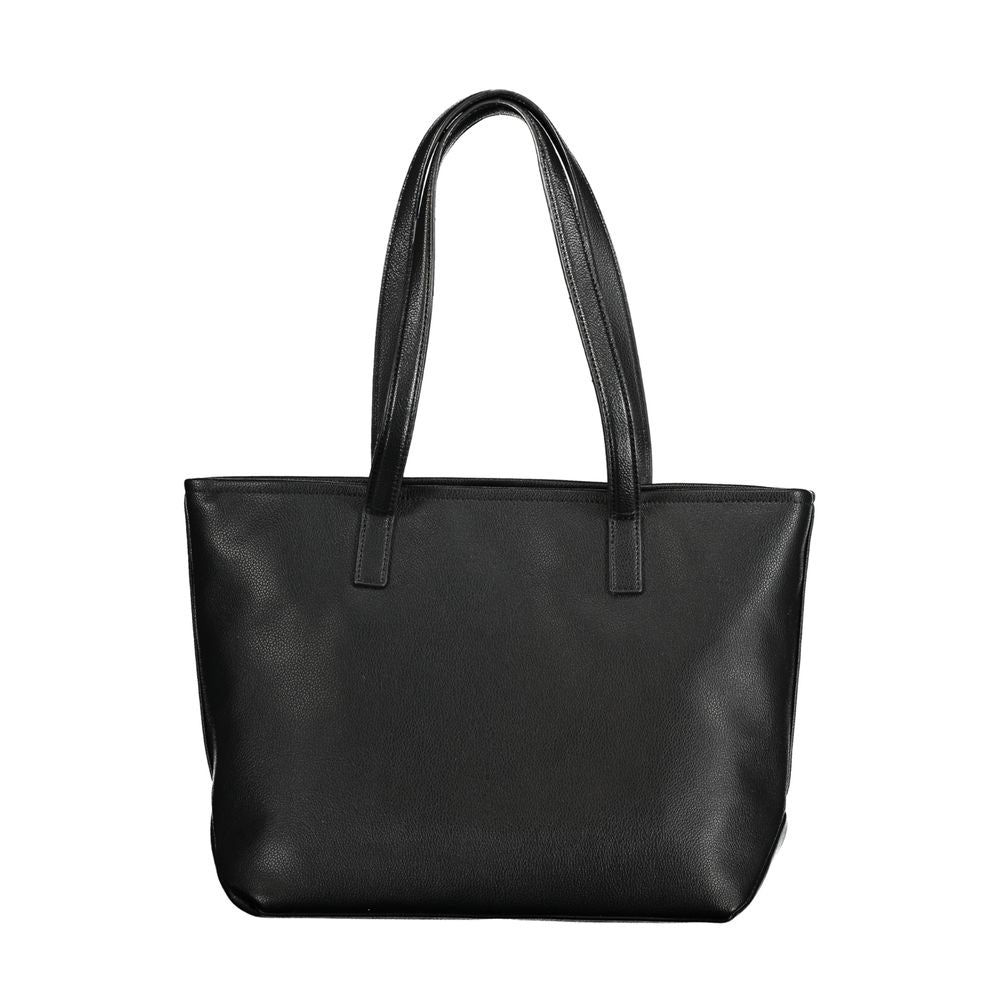 Black Polyethylene Handbag - GlamHub Luxury and Icon Brand Clothing