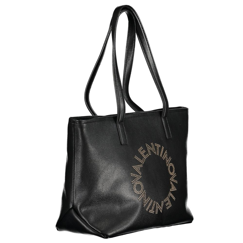 Black Polyethylene Handbag - GlamHub Luxury and Icon Brand Clothing