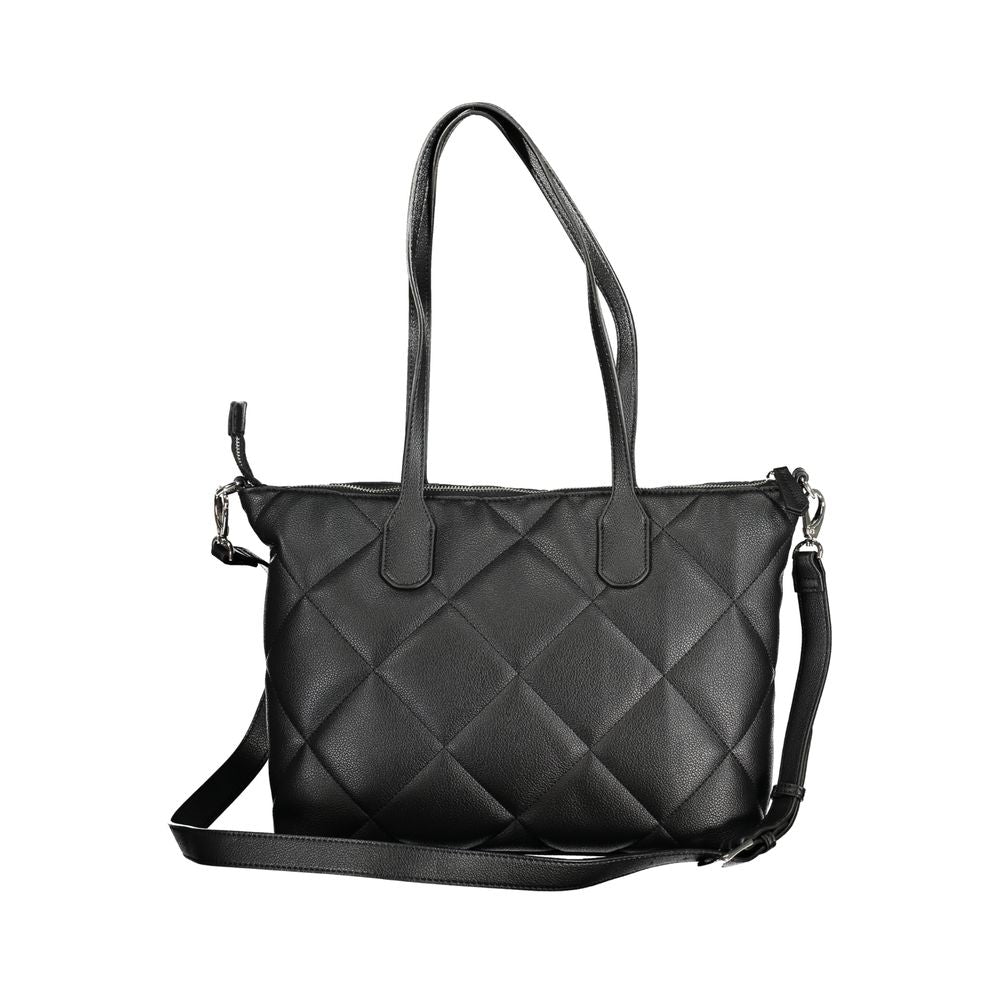 Black Polyethylene Handbag - GlamHub Luxury and Icon Brand Clothing