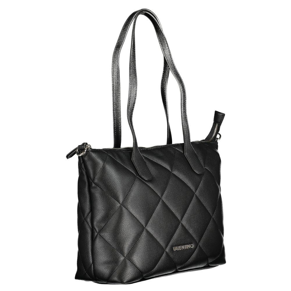 Black Polyethylene Handbag - GlamHub Luxury and Icon Brand Clothing