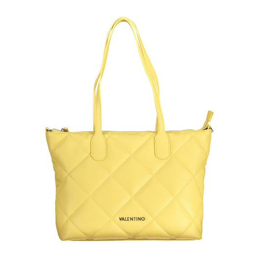 Yellow Polyethylene Handbag - GlamHub Luxury and Icon Brand Clothing