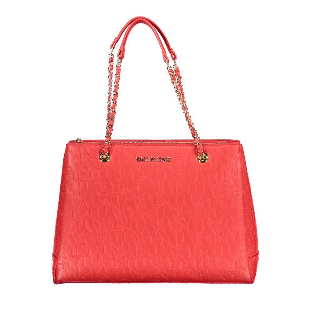 Red Polyethylene Handbag - GlamHub Luxury and Icon Brand Clothing