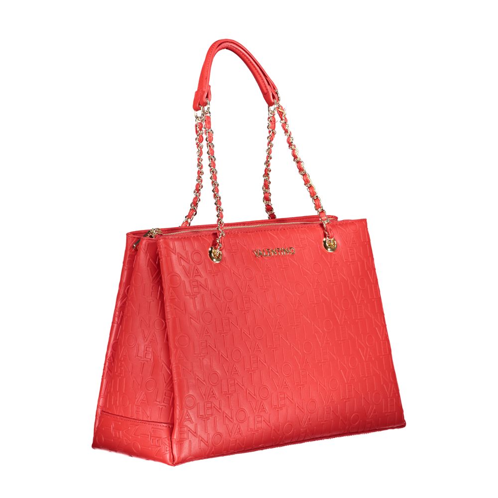 Red Polyethylene Handbag - GlamHub Luxury and Icon Brand Clothing