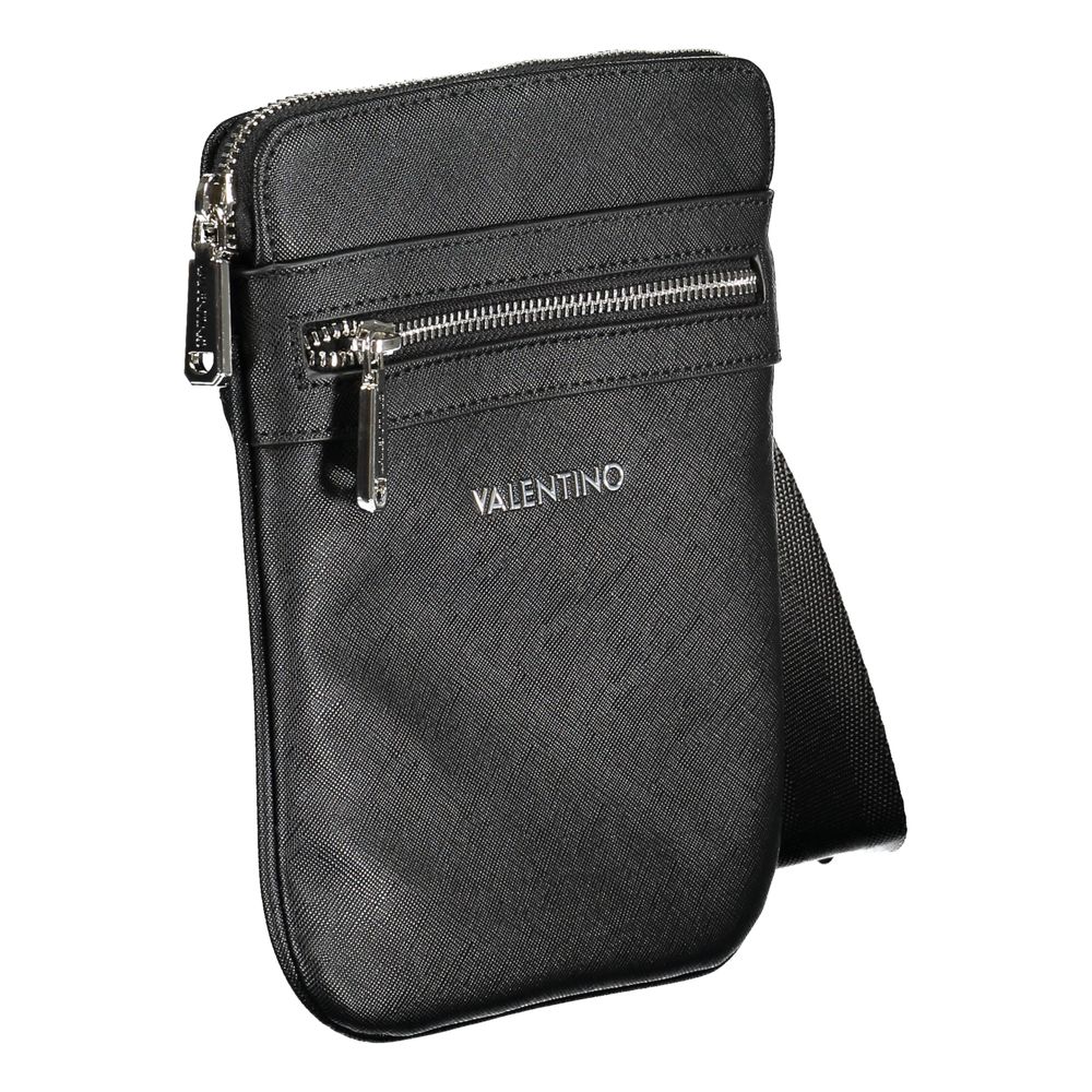 Black Polyethylene Shoulder Bag - GlamHub Luxury and Icon Brand Clothing