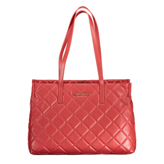 Red Polyethylene Handbag - GlamHub Luxury and Icon Brand Clothing