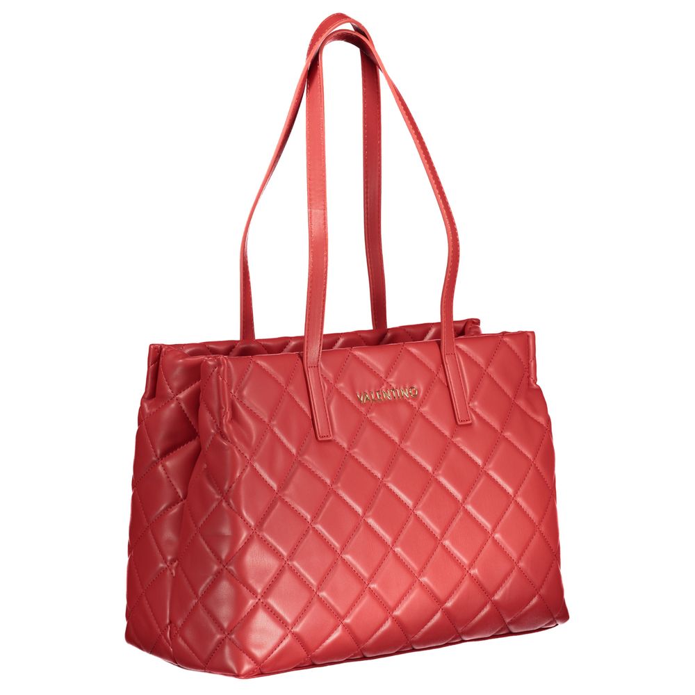 Red Polyethylene Handbag - GlamHub Luxury and Icon Brand Clothing