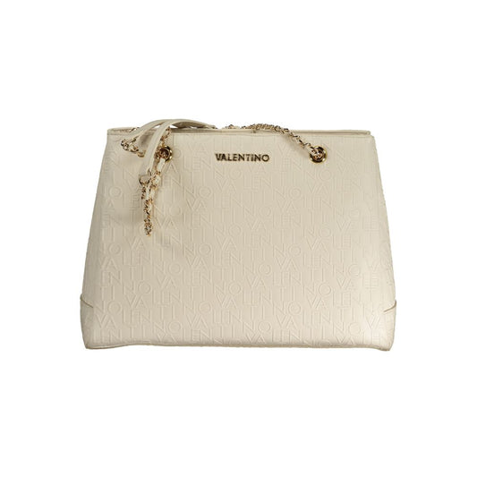 White Polyethylene Handbag - GlamHub Luxury and Icon Brand Clothing