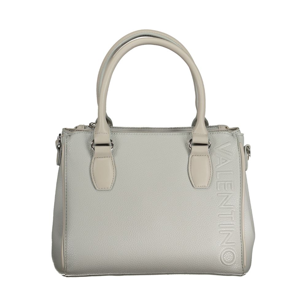 Gray Polyethylene Handbag - GlamHub Luxury and Icon Brand Clothing