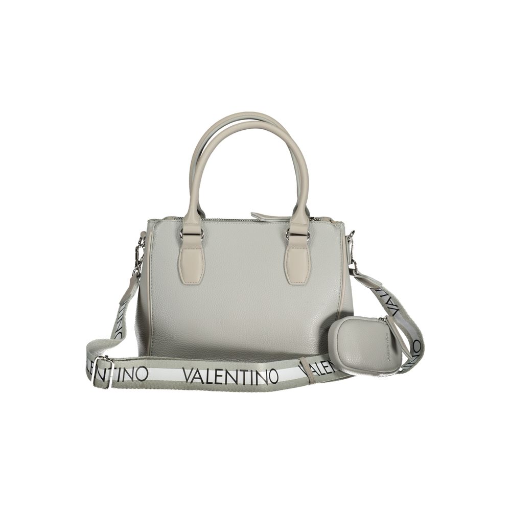 Gray Polyethylene Handbag - GlamHub Luxury and Icon Brand Clothing