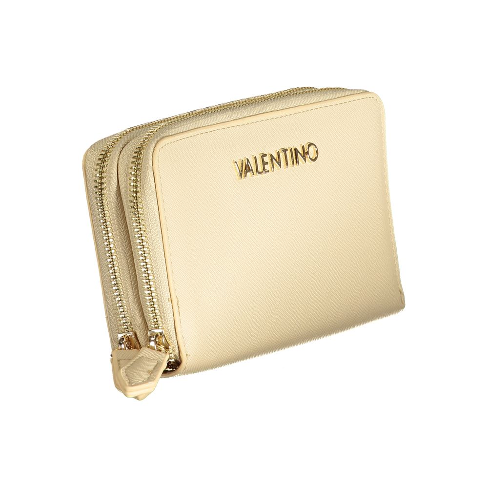 Beige Polyethylene Wallet - GlamHub Luxury and Icon Brand Clothing