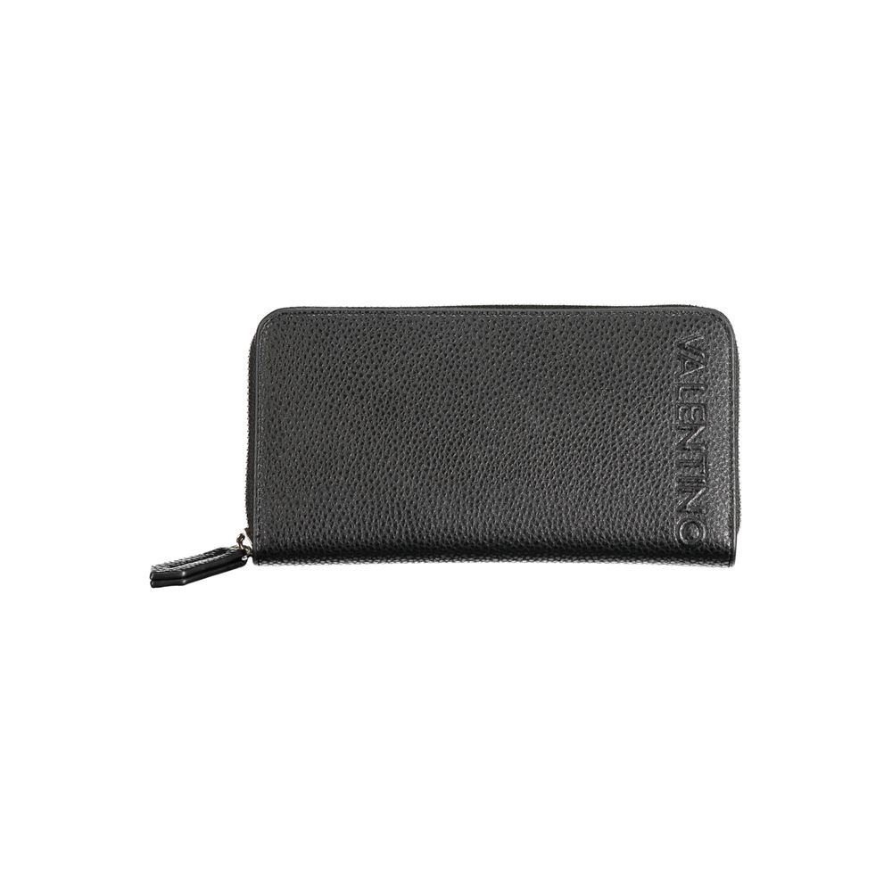 Black Polyethylene Wallet - GlamHub Luxury and Icon Brand Clothing