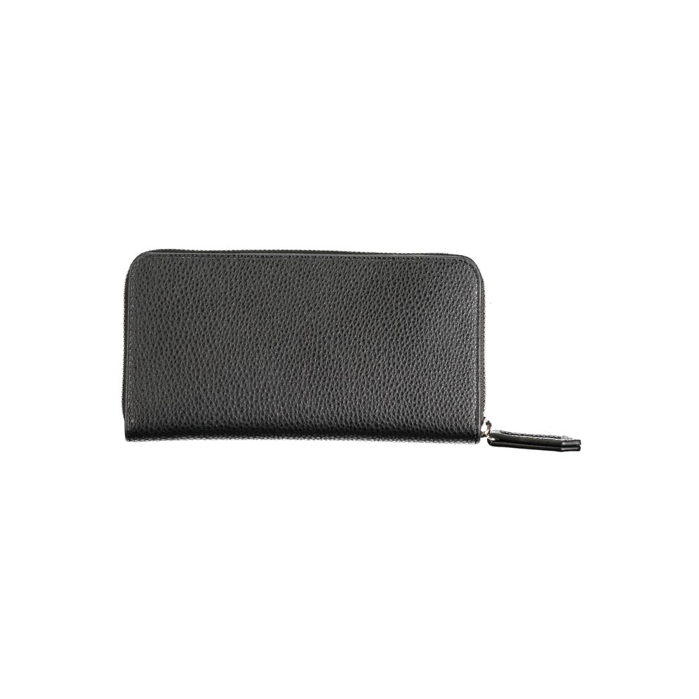 Black Polyethylene Wallet - GlamHub Luxury and Icon Brand Clothing