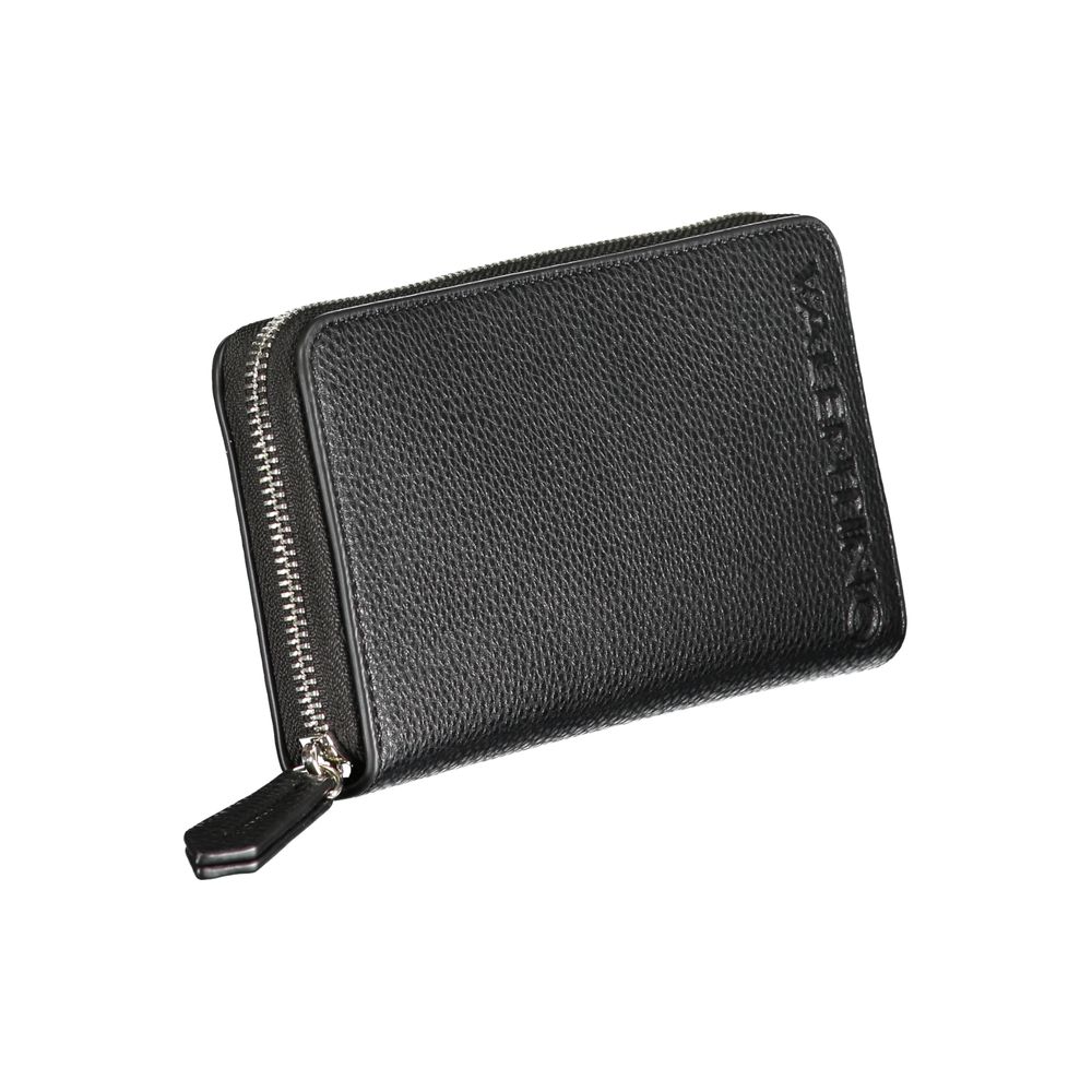 Black Polyethylene Wallet - GlamHub Luxury and Icon Brand Clothing