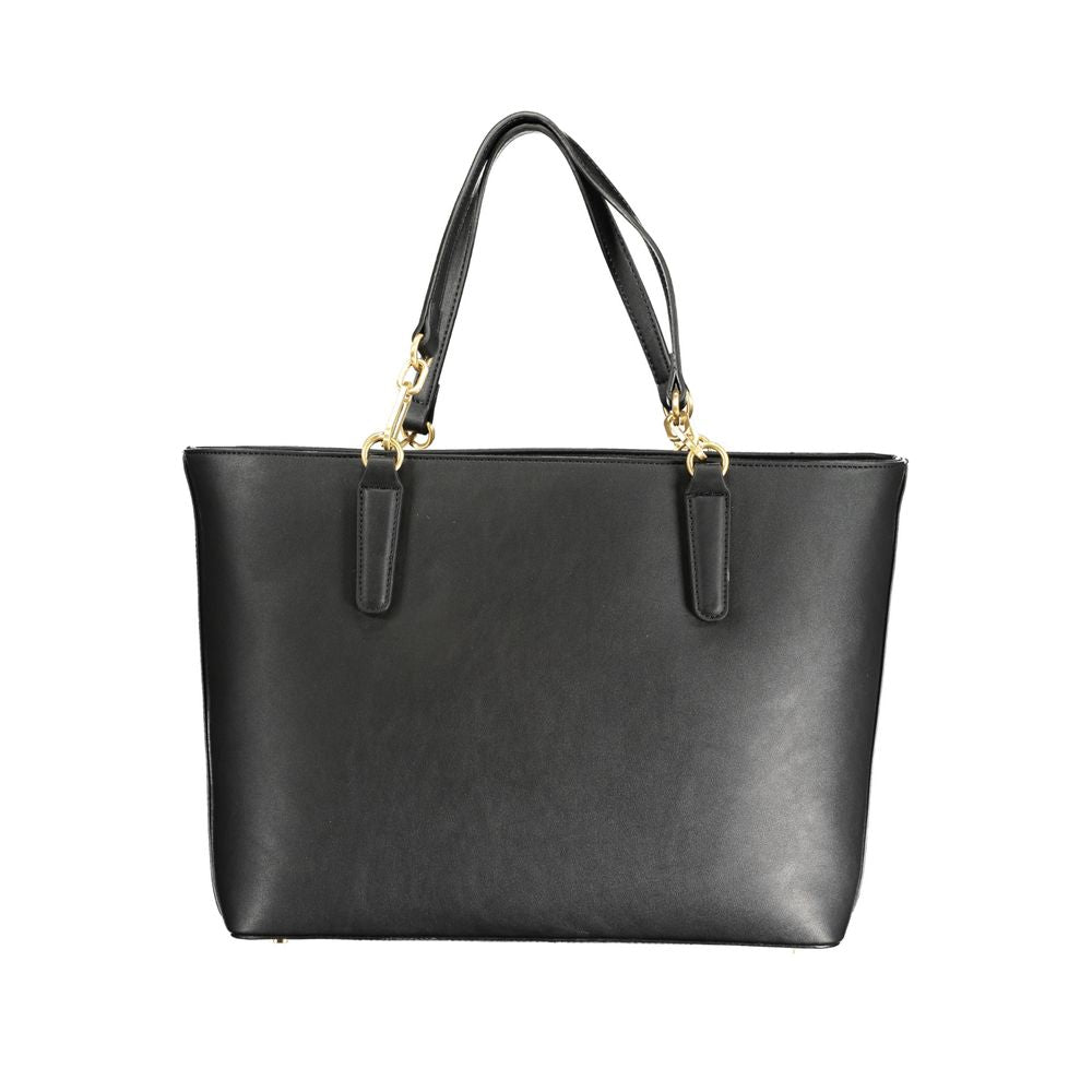 Black Polyethylene Handbag - GlamHub Luxury and Icon Brand Clothing